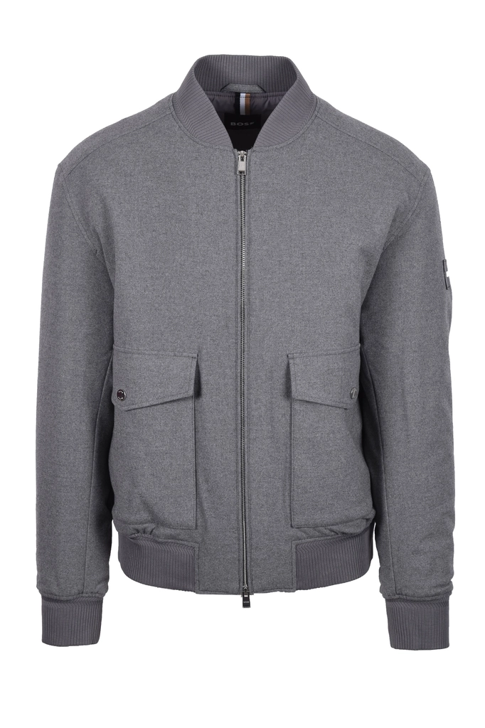 Hugo Boss Mens H-coilin Jacket Medium Grey - Size X-Large